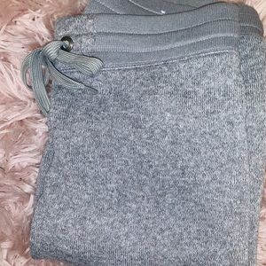 Grey sweatpants! Both joggers.